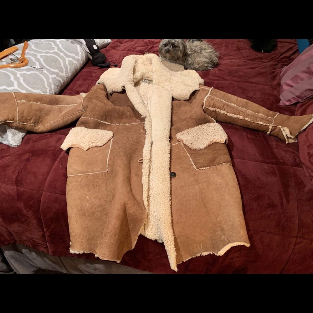 Men’s mountain man coat 100% pure Sherling